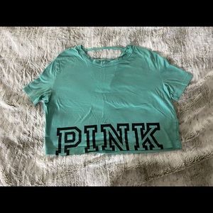 VS PINK CROP TOP